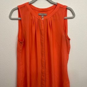 Banana Republic Peach Button Down Tank